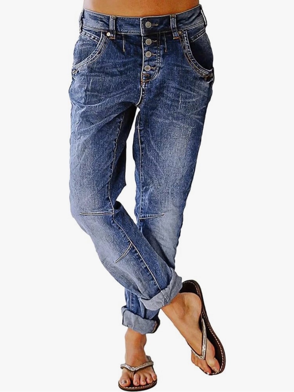 Like New. Flamingales Straight Leg Mid Rise Button Fly Jeans. Size XS
